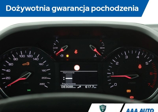 Peugeot Rifter cena 67000 przebieg: 83687, rok produkcji 2019 z Elbląg małe 121